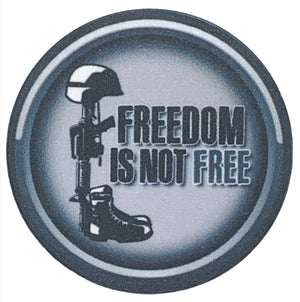 Freedom Is Not Free Challenge Poker Chip