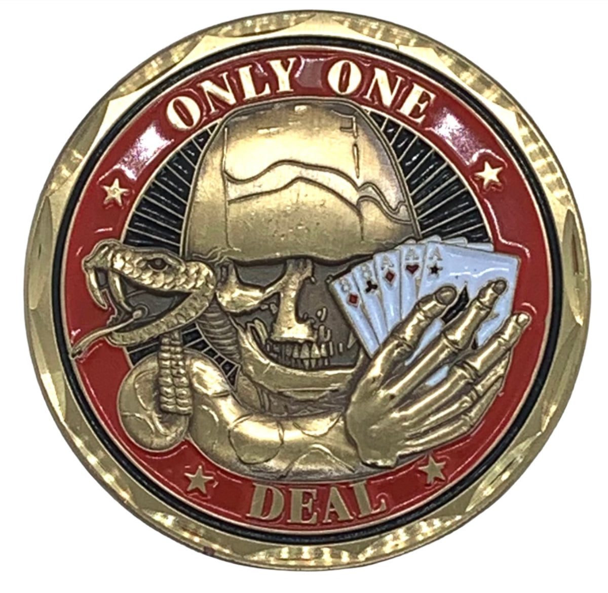 U.S. Army Only One Deal Challenge Coin – GRANDPOPSARMYNAVY