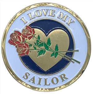 I Love my Sailor Challenge Coin