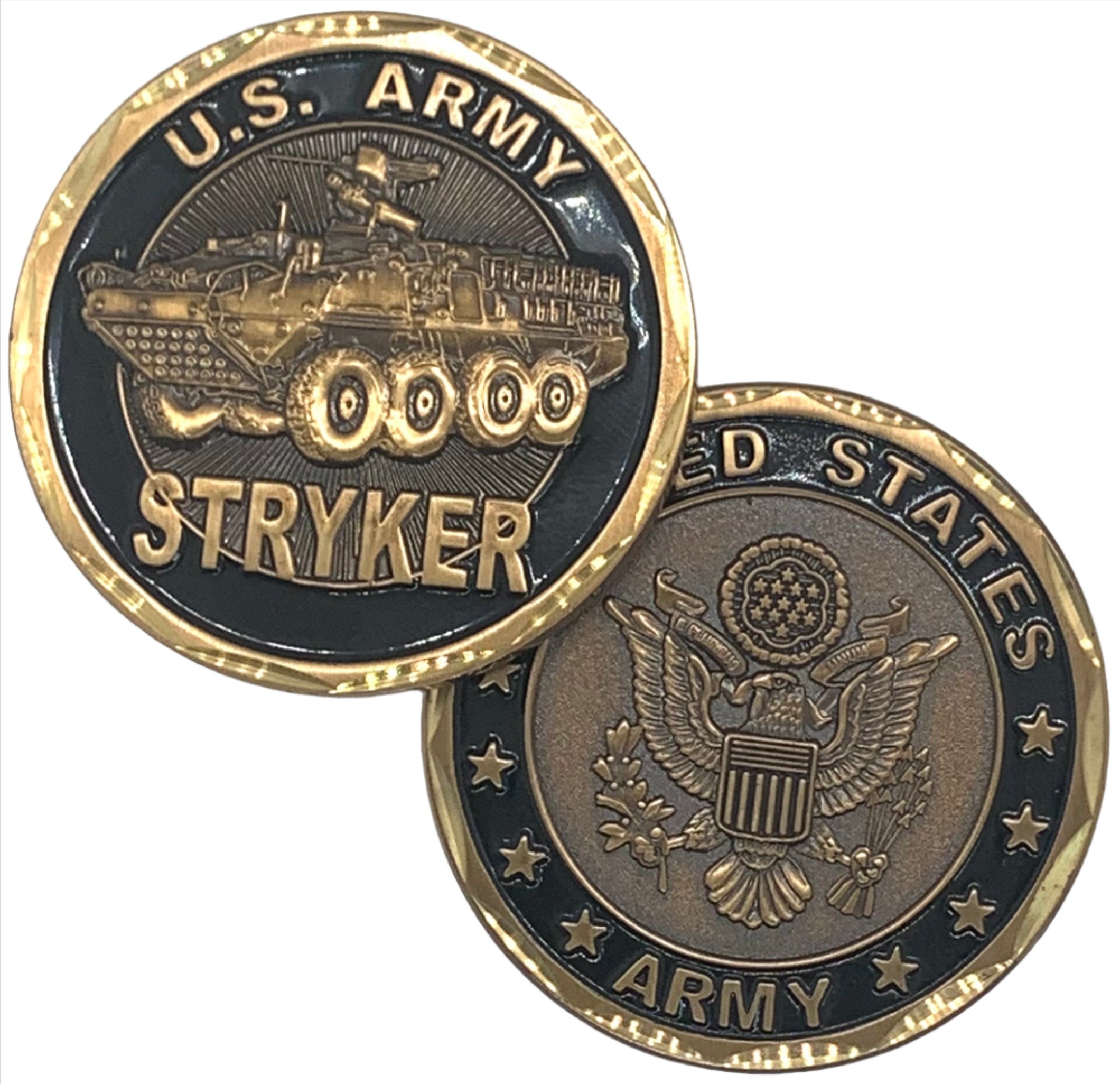 ミリタリー army coin U.S. Army Stryker Challenge Coin – GRANDPOPSARMYNAVY