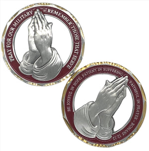 Pray for our Military Challenge Coin