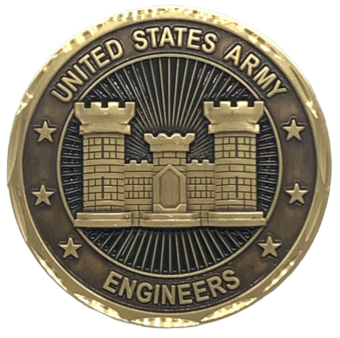 United States Army Engineers Challenge Coin