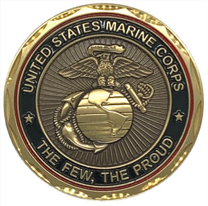 USMC E-8 Master Sergeant Challenge Coin