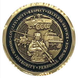 St. Christopher Protect Us Challenge Coin