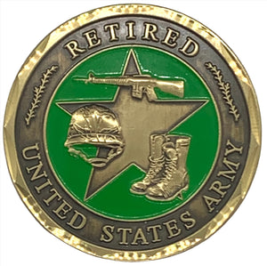 Retired United States Army Challenge Coin