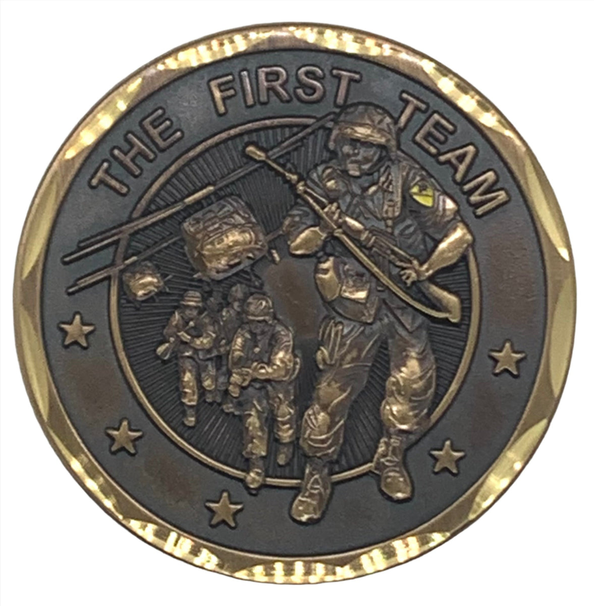 United States Army 1st Calvary Division Challenge Coin – GRANDPOPSARMYNAVY