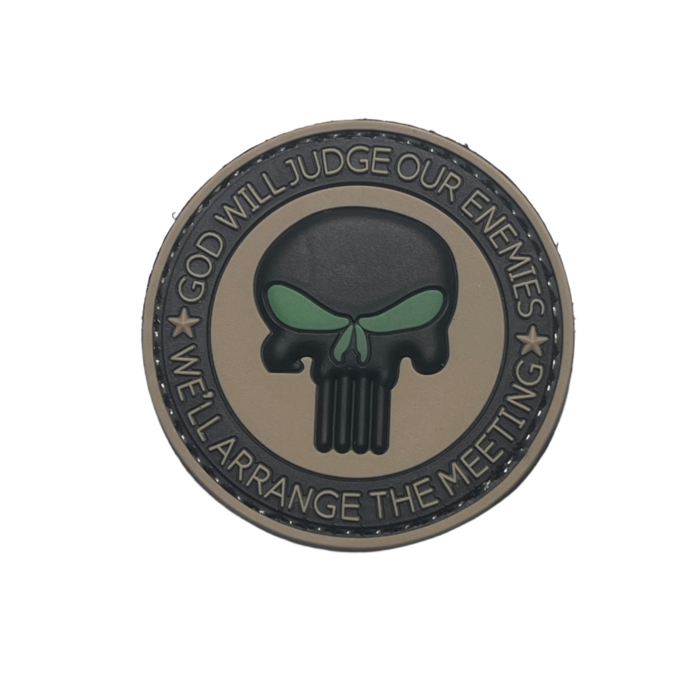 God Will Judge Our Enemies PVC Patch (Blackout Subdued God Will Judge Our Enemies PVC Patch (Blackout Subdued