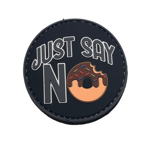 Just Say No Donut PVC Moral Patch