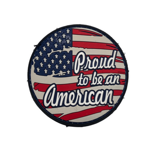 Proud To Be An American PVC Moral Patch