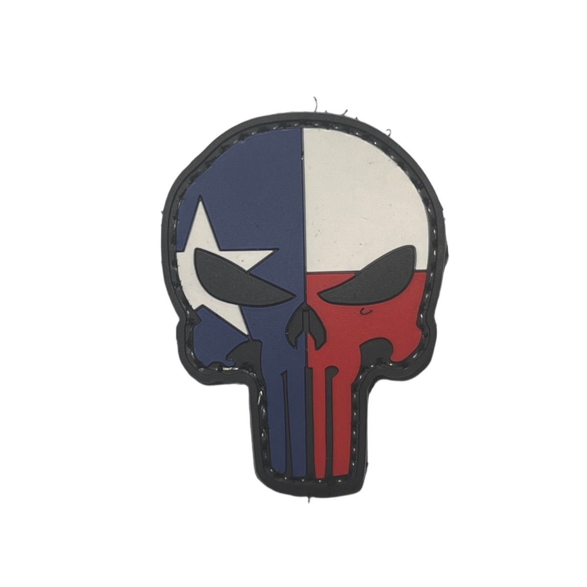 USA Punisher Skull Amerikanische Flagge U.S. PVC Gummi Moral Patch