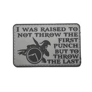 Throw The Last Punch PVC Moral Patch