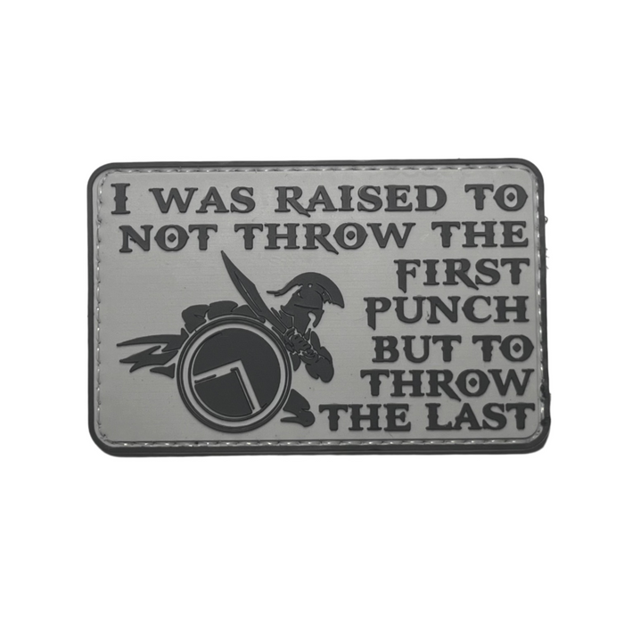 Throw The Last Punch PVC Moral Patch