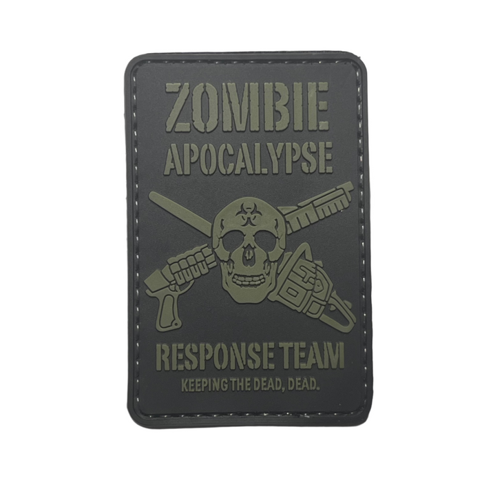 Zombie Apocalypse Response Team Keeping The Dead, Dead PVC Moral Patch