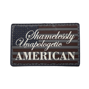 Shamelessly Unapologetic American PVC Moral Patch