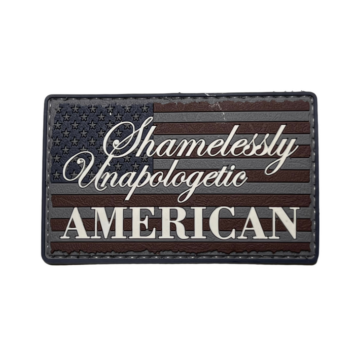 Shamelessly Unapologetic American PVC Moral Patch