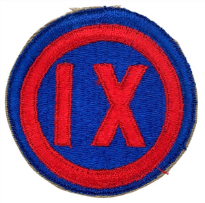 U.S. WW2 9th Corps Color Patch