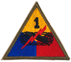 U.S. WW2 1st Armored Division Color Patches