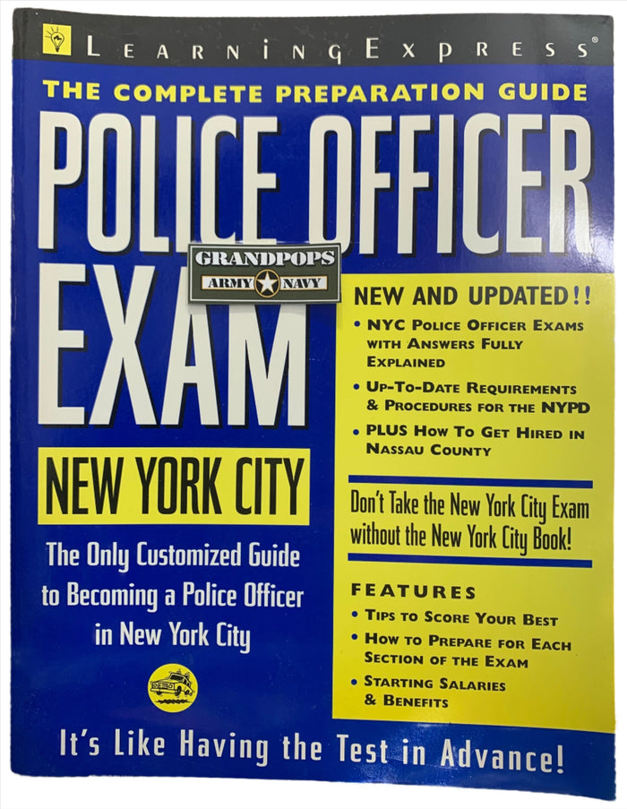 The Complete Preparation Guide Police Officer Exam New York City