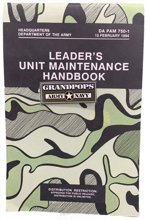 DA PAM 750-1 Leader's Unit Maintenance Handbook