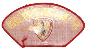 USMC 5th Marine Division Hat Patch