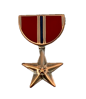 Vintage Bronze Star Medal Pin