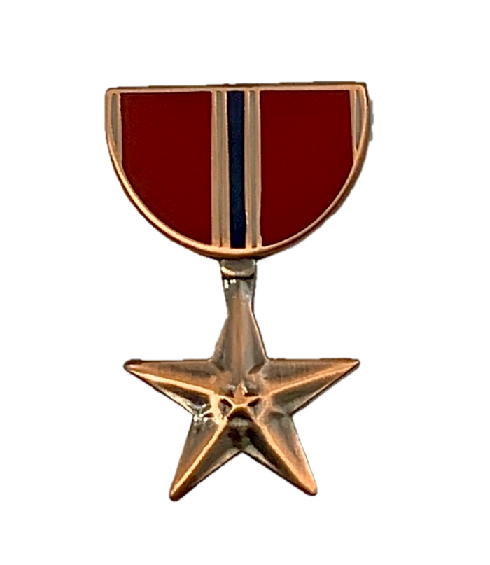 Vintage Bronze Star Medal Pin