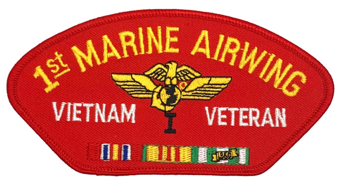 USMC Vietnam Veteran 1st Marine Airwing Hat Patch