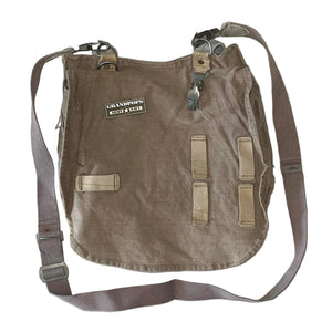 Finnish Army SA Canvas Bread Bag Dated 1967 with a Grandpops Army Navy logo.