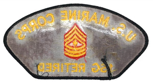 U.S. Marine Corps 1Sg Retired Hat Patch