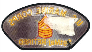 U.S. Marine Corps SgtMaj Retired Hat Patch