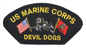 US Marine Corps Devil Dogs Hat Patch