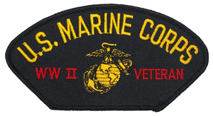 U.S. Marine Corps WWII Veteran Hat Patch