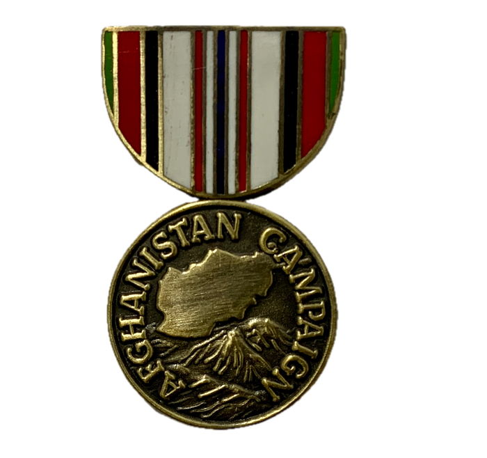 Afghanistan Campaign Medal Ribbon Pin