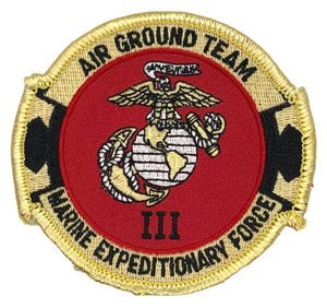 USMC Air Ground Team III Marine Expeditionary Force Patch