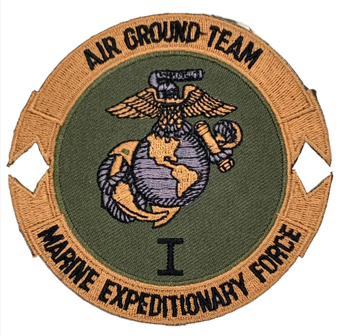 USMC Air Ground Team I Marine Expeditionary Force Patch