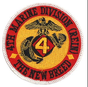 USMC 4th Marine Division The New Breed Patch