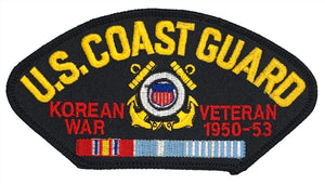 U.S. Coast Guard Korean Veteran Hat Patch