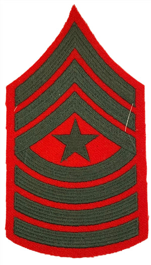 USMC Sergeant Major (E-9) Alpha Patch