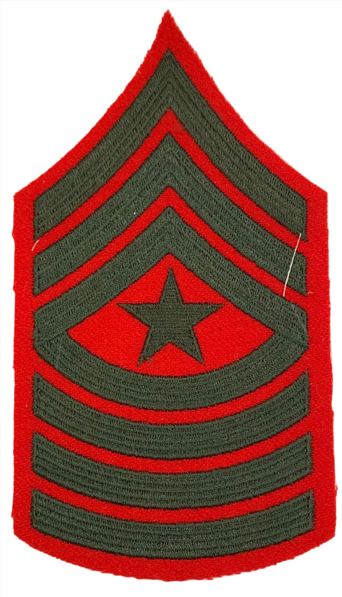 USMC Sergeant Major (E-9) Alpha Patch