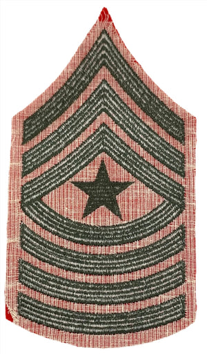 USMC Sergeant Major (E-9) Alpha Patch