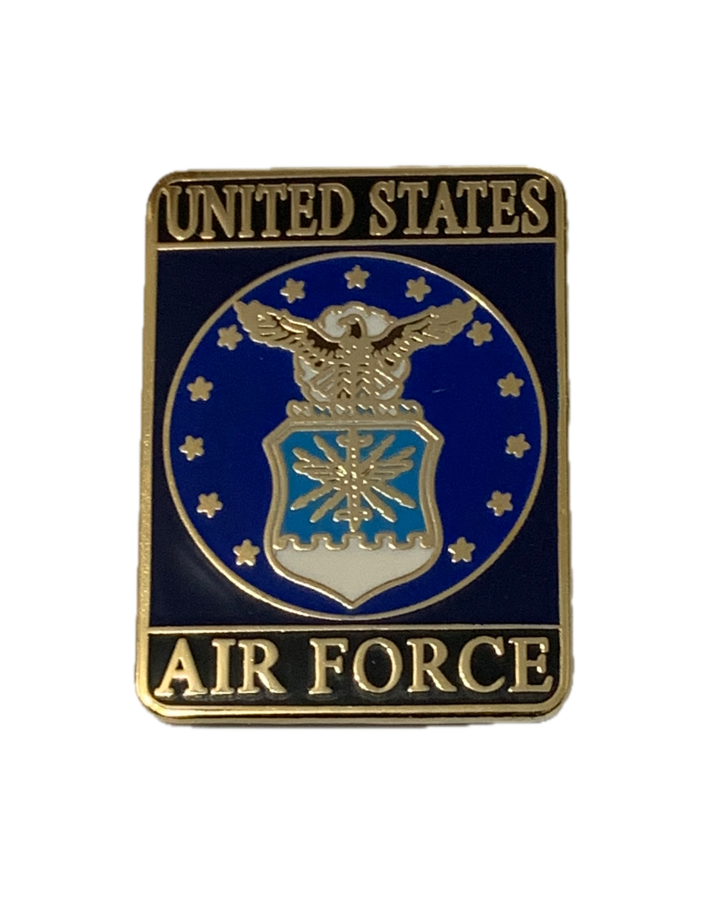 USAF Rectangle Emblem Pin – GRANDPOPSARMYNAVY