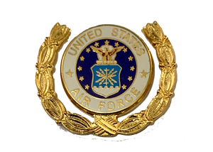 USAF Emblem Wreath Pin