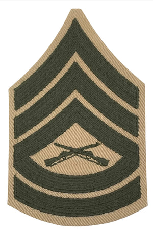 USMC Female's Gunnery Sergeant (E-7) Summer Uniform Patch