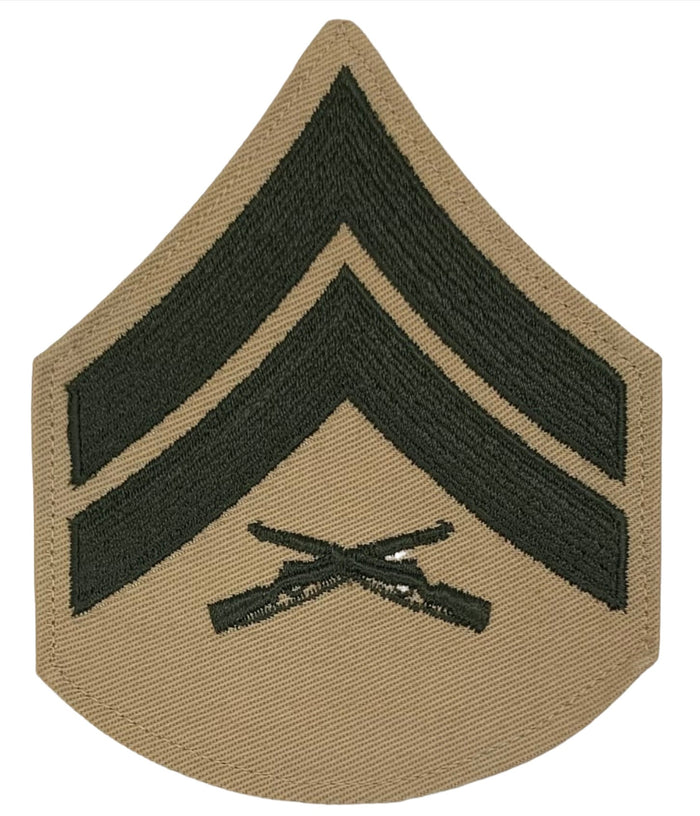 USMC Corporal (E-4) Summer Uniform Patch