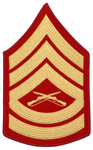 USMC Gunnery Sergeant (E-7) Dress Blues Patch