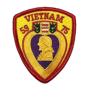 Vietnam War '59-'75 Purple Heart Patch