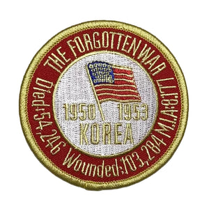 Korean War "The Forgotten War 1951-1953" Memorial Patch