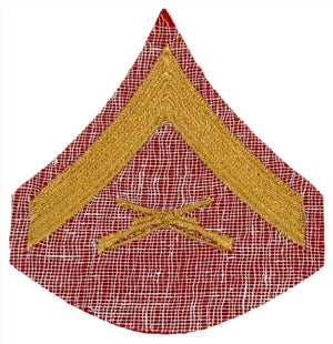 USMC Lance Corporal (E-3) Dress Blues Patch