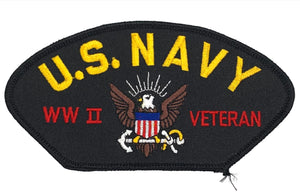 U.S. Navy WWII Veteran Hat Patch