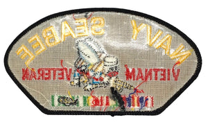 U.S. Navy Seabee Vietnam Veteran Hat Patch